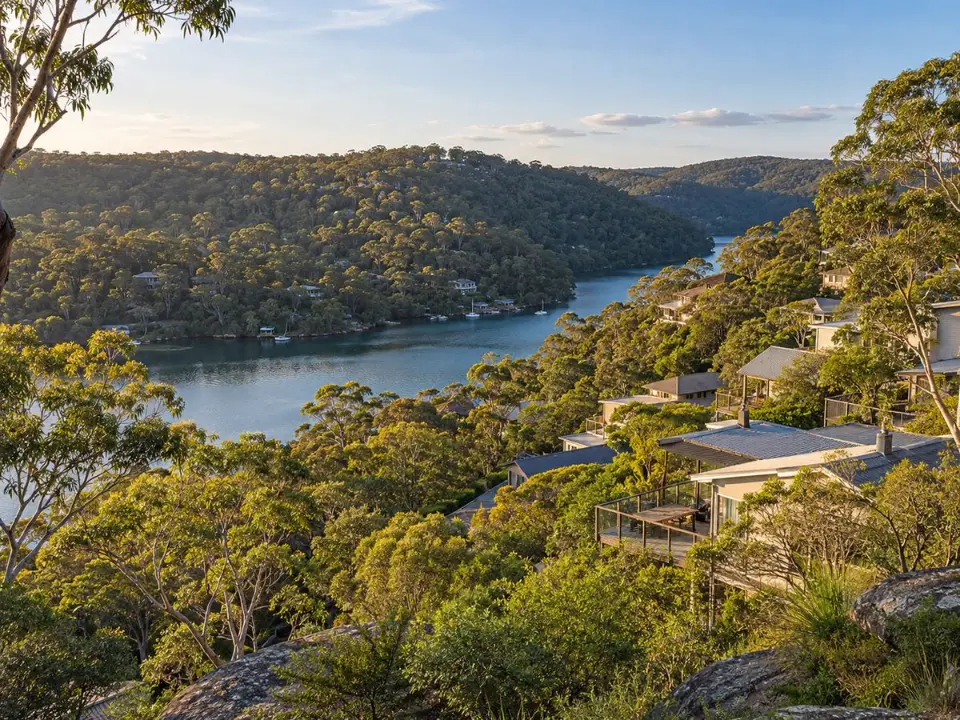 Homes beside native bushland in Berowra, Hornsby Shire